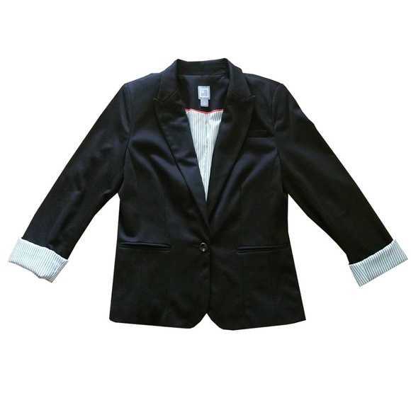JCP Black Blazer Jacket - Picture 1 of 4
